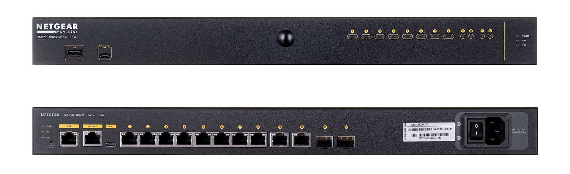 Switch Netgear GSM4212PX-12p 10 Gigabit Zarządzany