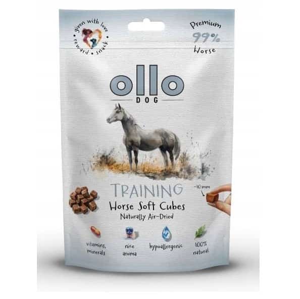 Ollo Air Dried Horse Cubes 80g dla psa
