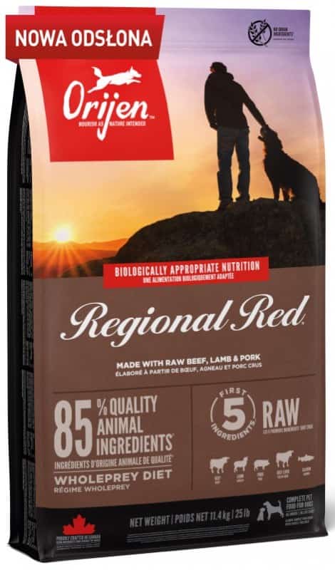 ORIJEN Regional Red - Sucha Karma 11,4kg