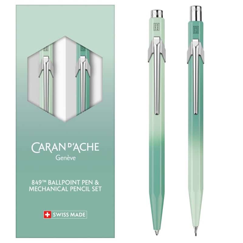Caran d’Ache Zestaw 849 i 844, Misty Forest Zielony