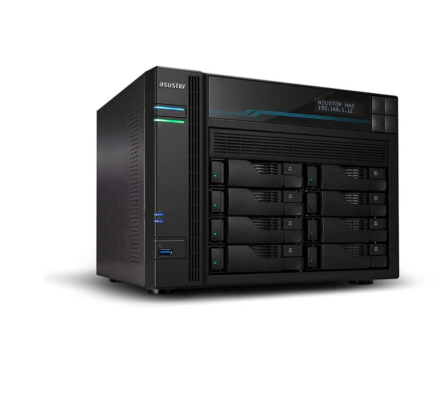 NAS Asustor AS6510T; LOCKERSTOR 10, Intel ATOM C3538