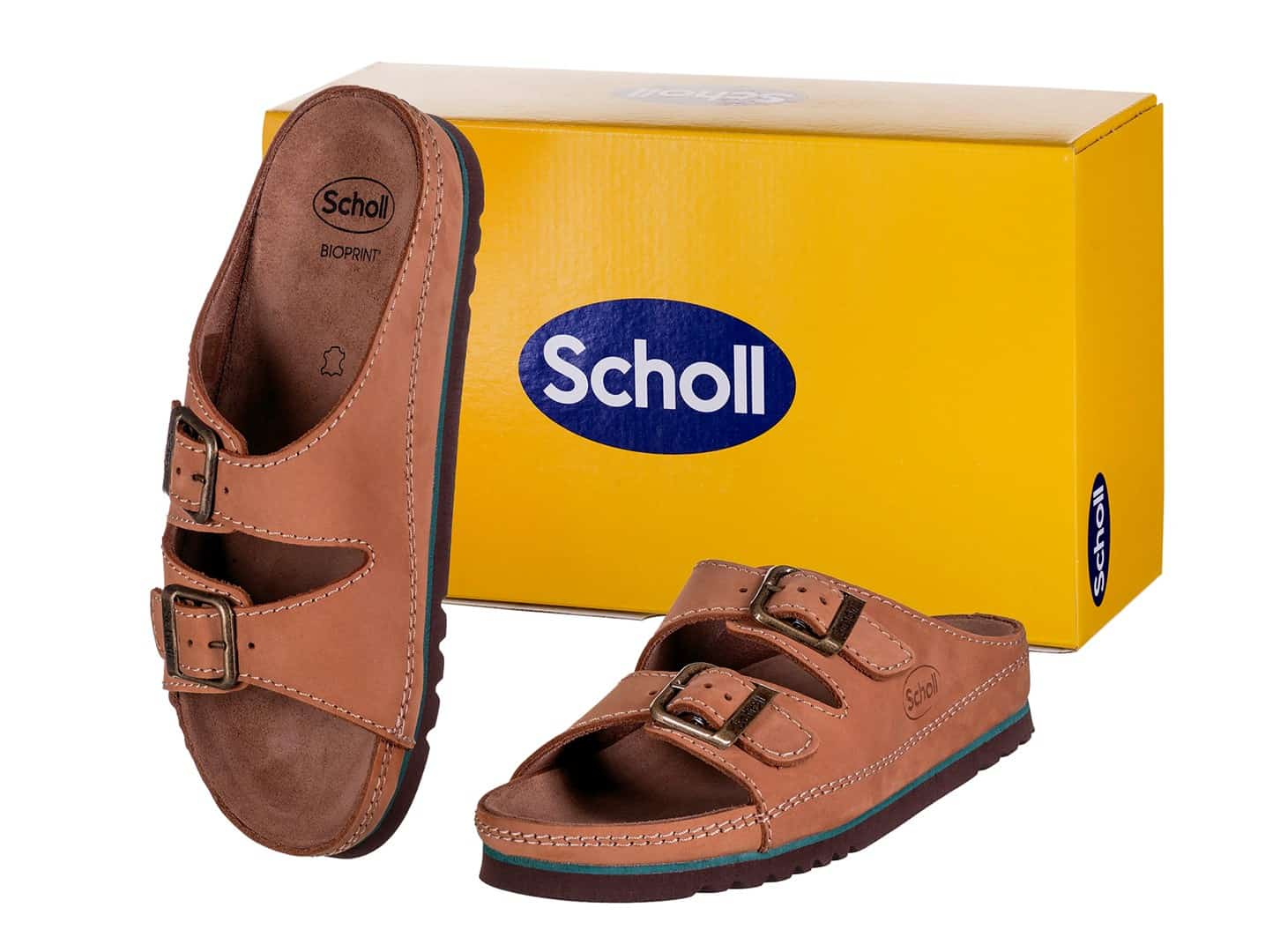 Sandały Scholl AIR BAG BACK STRAP BRĄZ 38 Unisex