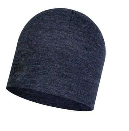 Czapka wełniana Buff Merino Midweight, melange night blue