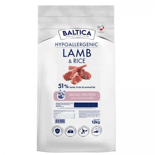 BALTICA NUTRACEUTIC Hypoallergenic Lamb & Rice XS/S 12kg