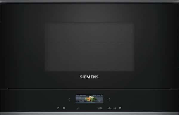 Kuchenka mikrofalowa SIEMENS BF722R1B1 - wbudowana, czarna