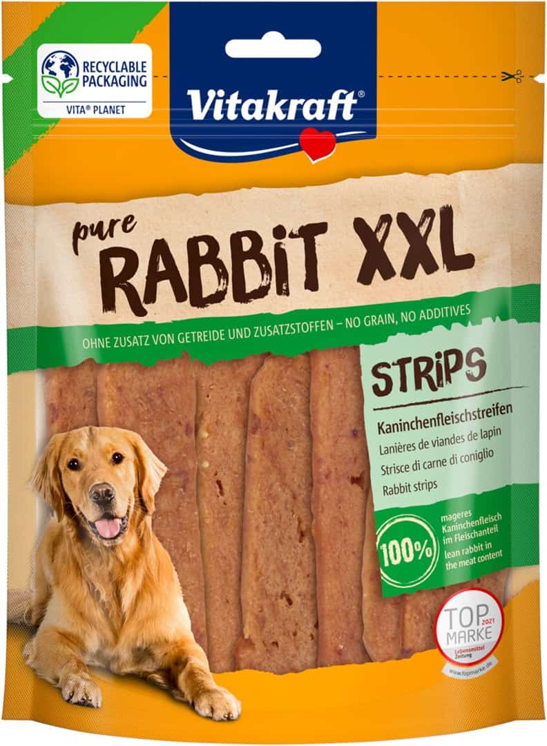 VITAKRAFT Paski mięsne królik XXL - 250g