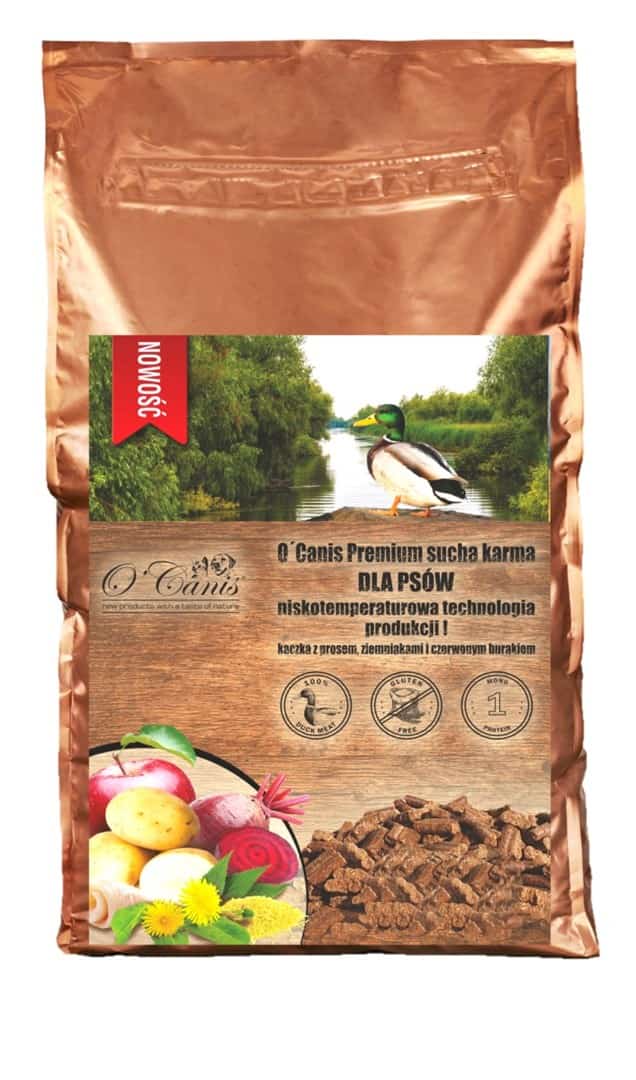 O'Canis Premium kaczka, ziemniak, burak 1,5kg
