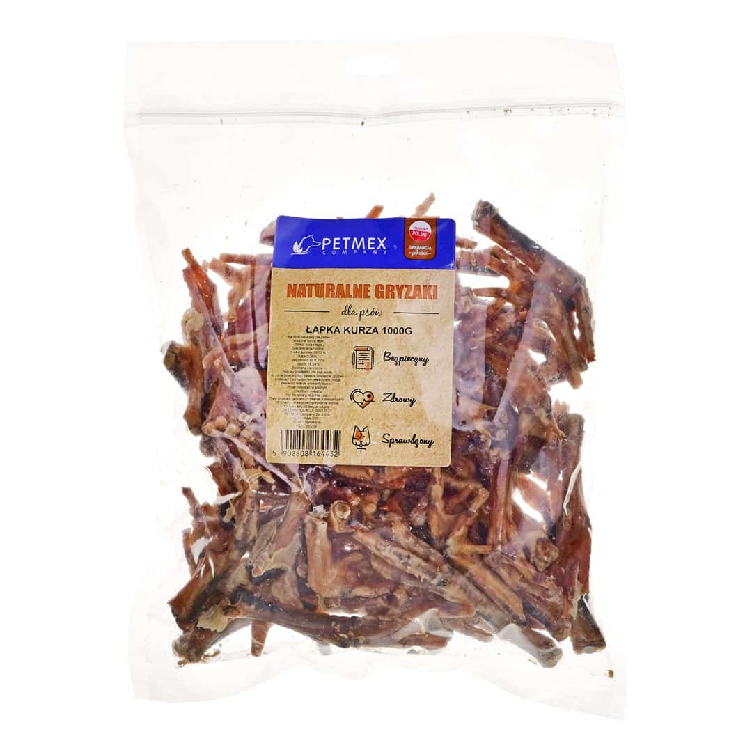 PETMEX Łapka kurza - gryzak dla psa, 1 kg