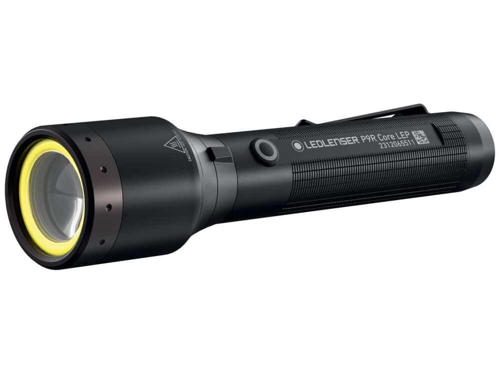 Latarka czołowa Ledlenser P9R Core, czarna, IP68