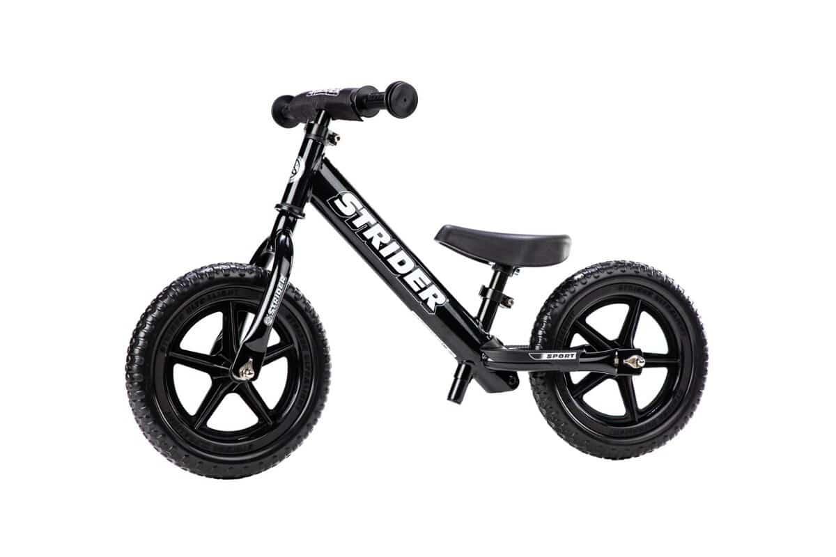 Strider Rowerek Biegowy 12" Sport Black Czarny