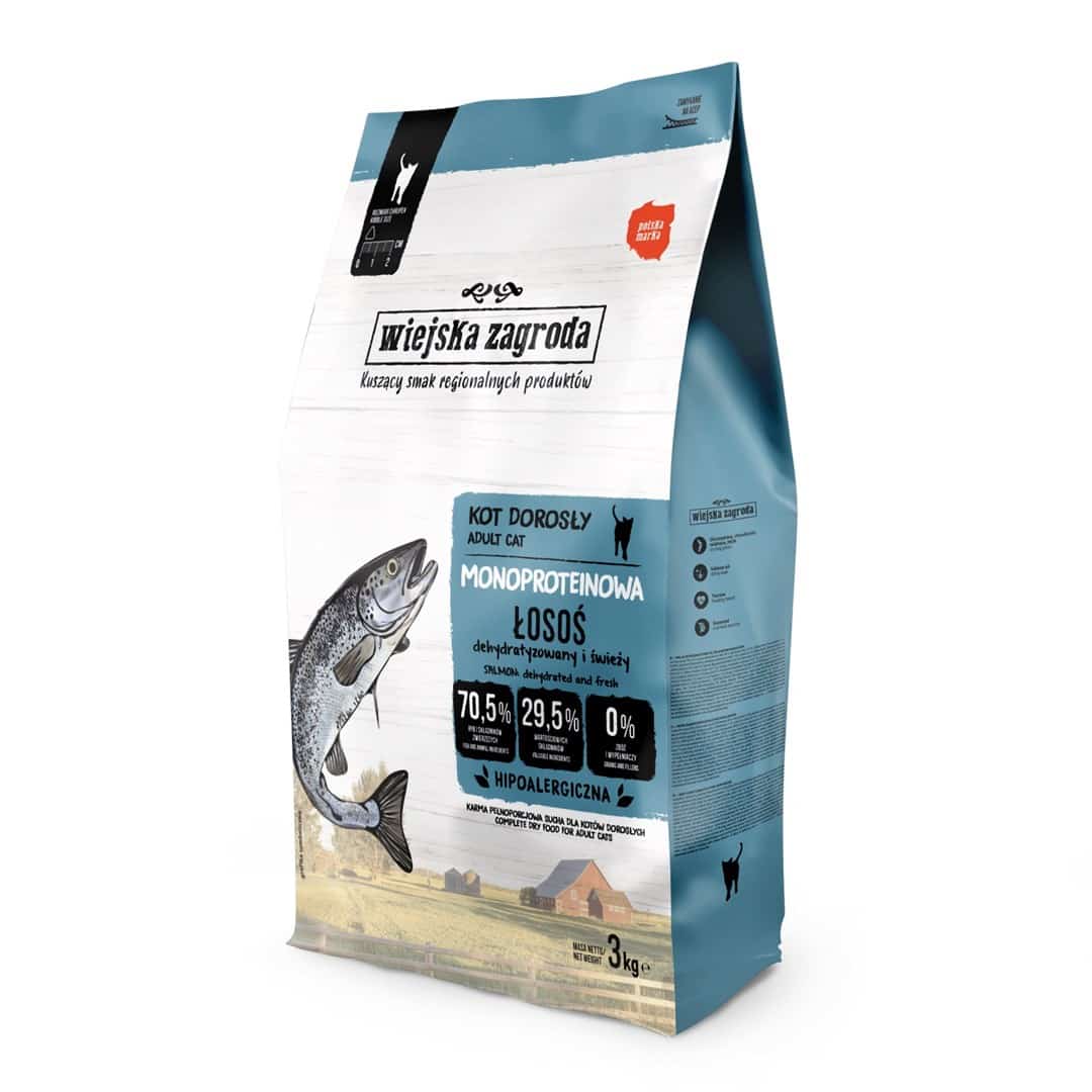 Wiejska Zagroda Łosoś Monobiałkowa 3kg