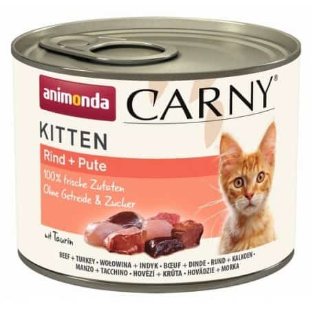 ANIMONDA Carny Kitten Wołowina Indyk - 200 g