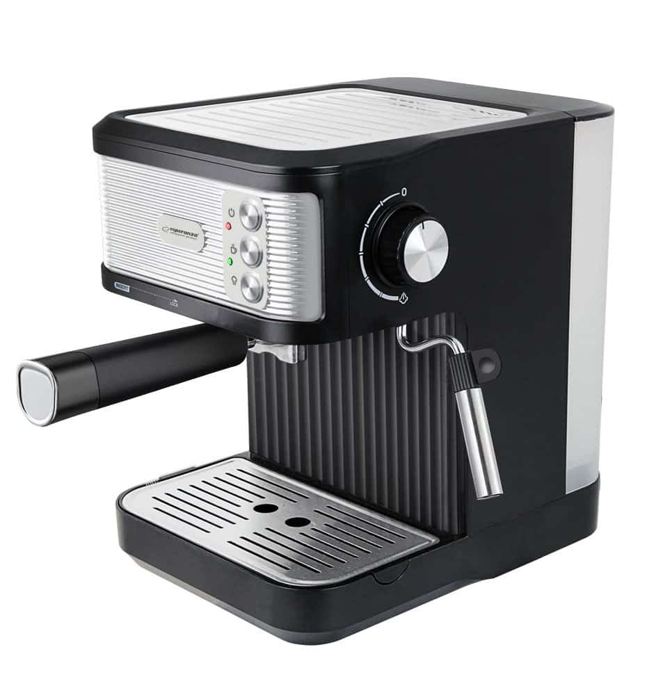 ESPERANZA EKSPRES KOLBOWY DO KAWY CATURRA EKC011 - 850W, 20 BAR, CZARNY