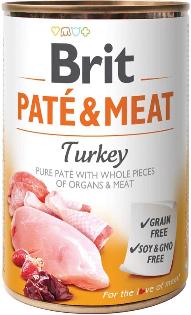 BRIT PATÉ & MEAT z indykiem - 400 g puszka