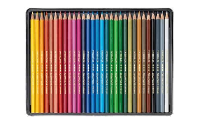 CARAN D'ACHE Swisscolor Kredki, 30 Sztuk w Pudełku
