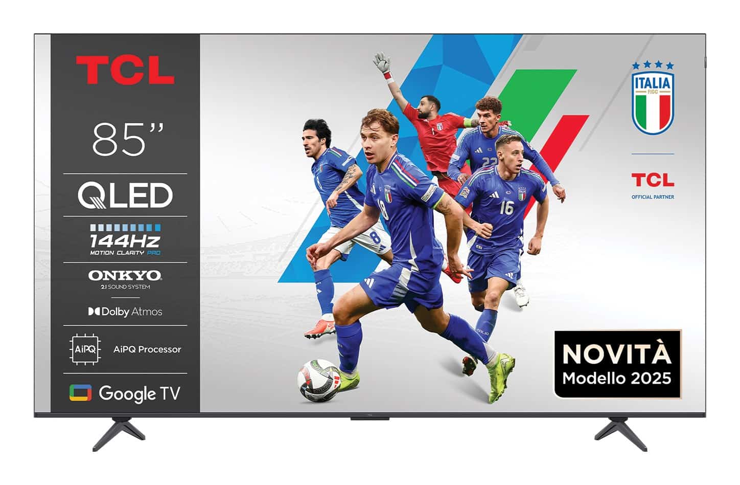 Telewizor TCL 85P89K QLED 85'' 4K Ultra HD Google TV