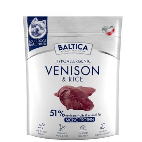 BALTICA NUTRACEUTIC Venison & Rice XS/S 1kg