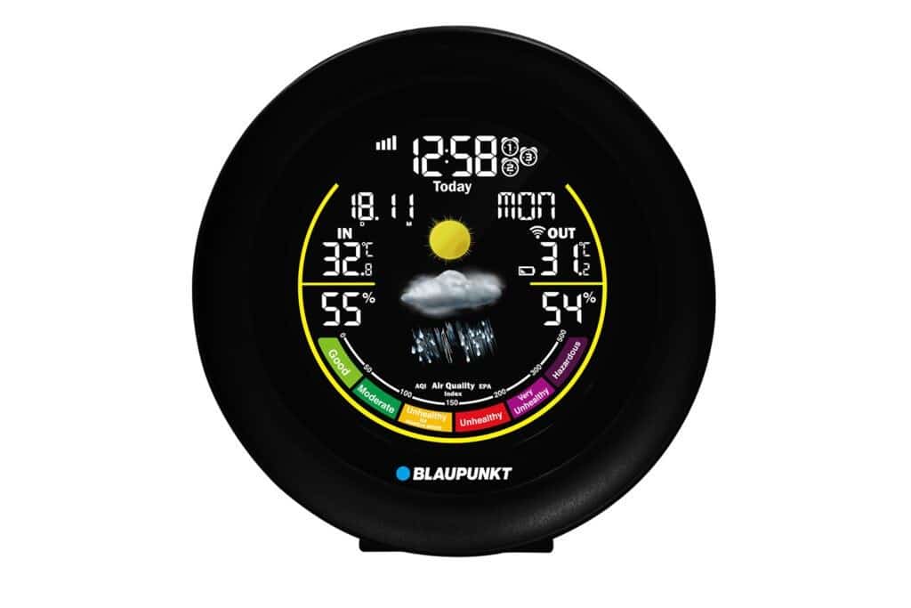 Stacja pogodowa BLAUPUNKT WS35BK APP, czarny
