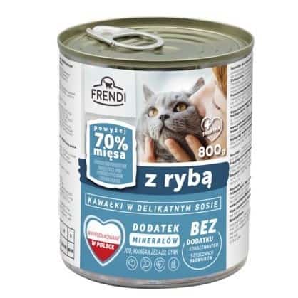 FRENDI kawałki w sosie z rybą 800g