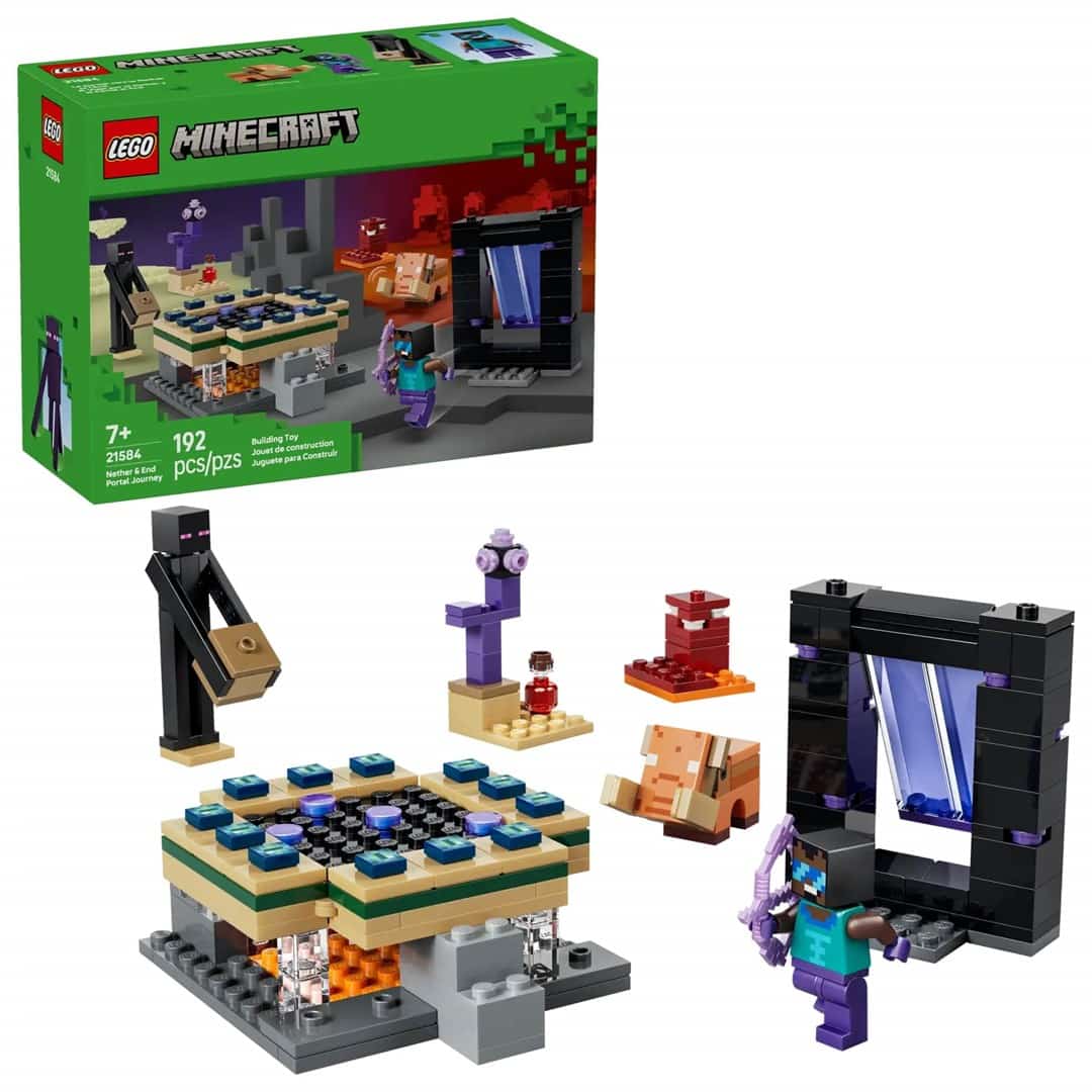 LEGO Minecraft 21584 - Podróż przez portal do Netheru i Kresu