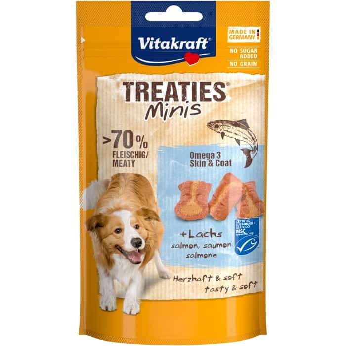 VITAKRAFT TREATIES MINIS łosoś omega3 48g