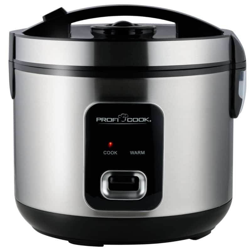 PROFICOOK PC-RK 1285 - Ryżowar/Parowar Srebrny, Czarny