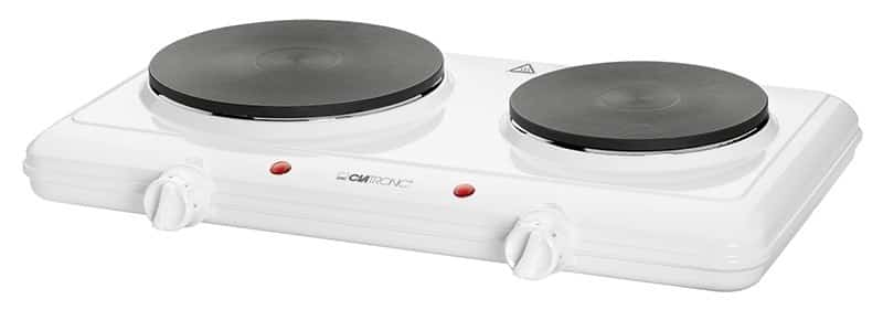 Kuchenka Clatronic DKP 3583 - 2 płyty, 2500W, biała