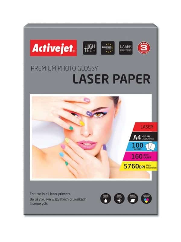 Activejet AP4-160G100L Papier Błyszczący A4 (100 szt.)