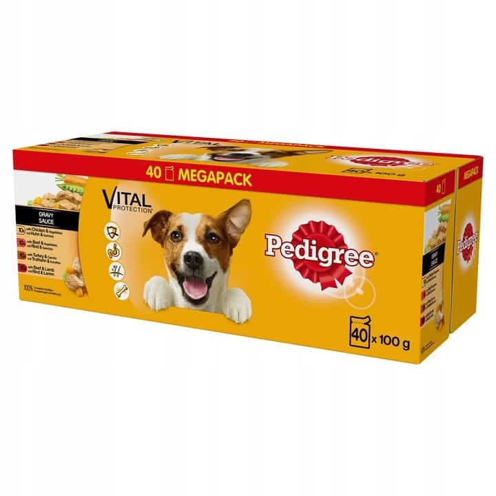 PEDIGREE Adult Mix Smaków z Warzywami 40x100g