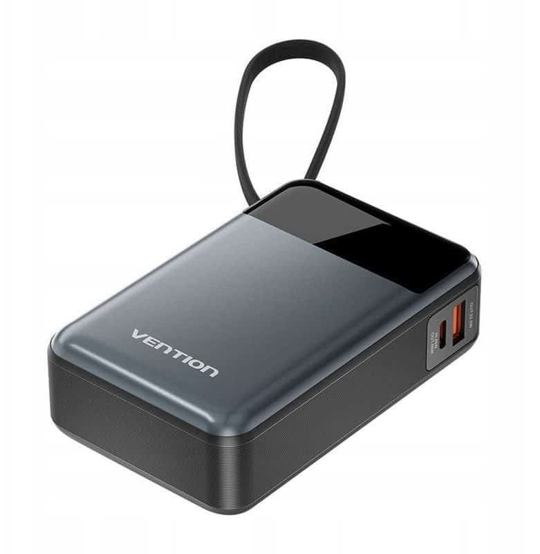 Powerbank Vention 20000mAh 65W 2 USB-C