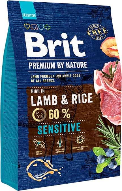 BRIT PREMIUM BY NATURE Sensitive Lamb & Rice - 3 kg
