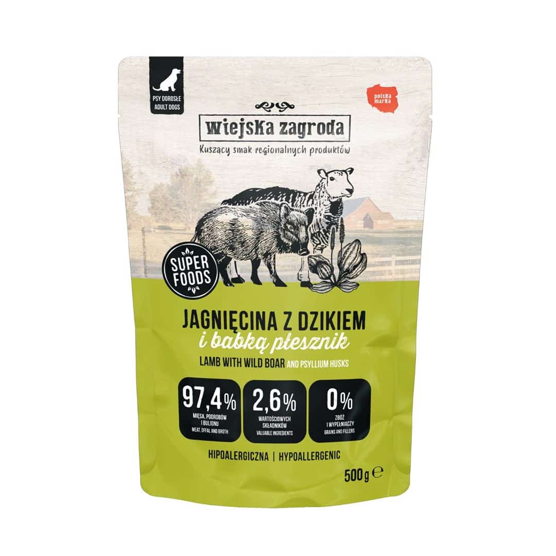 Wiejska Zagroda Jagnięcina z dzikiem 500g