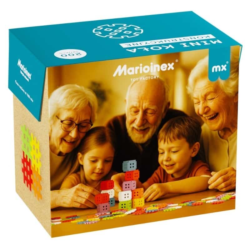 MARIOINEX Klocki Mini Waffle 200 elementów