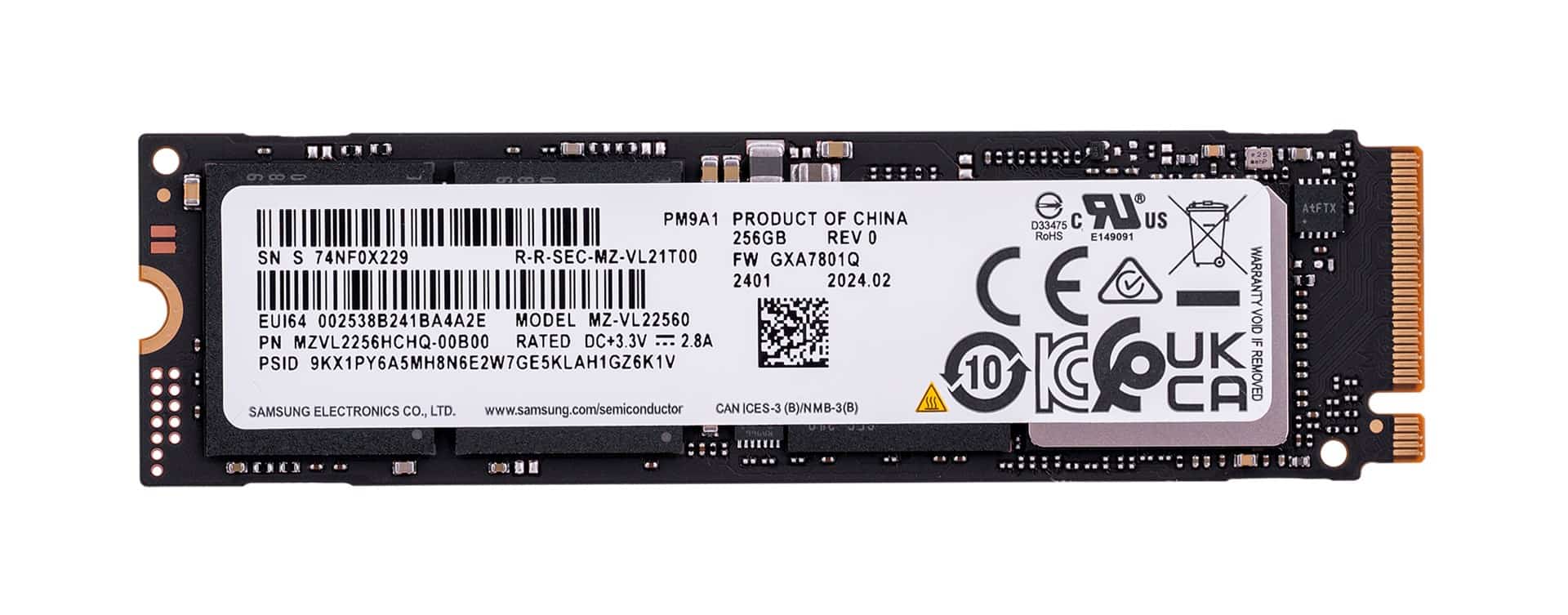 Samsung PM9A1 SSD