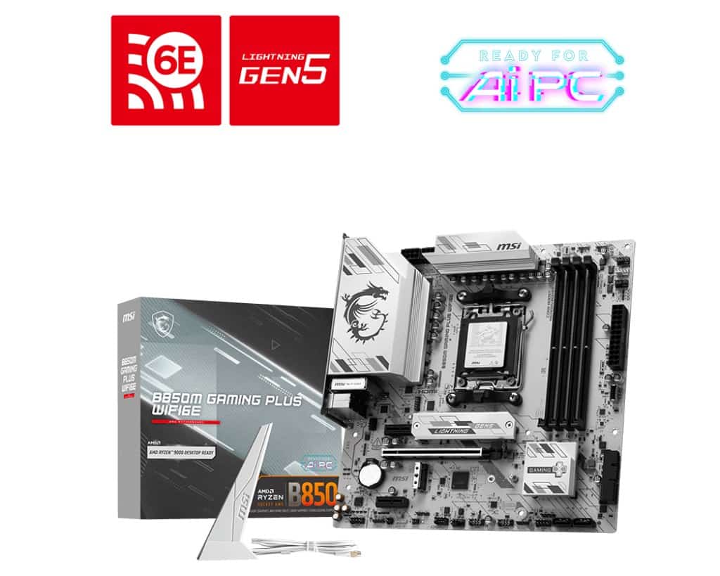 Płyta główna MSI B850M GAMING PLUS WIFI6E Socket AM5
