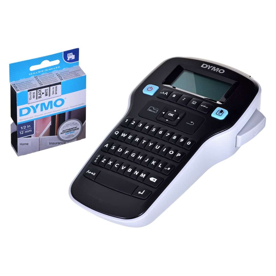 Dymo-drukarka etykiet LM160 - LCD, QWERTY, Czarny
