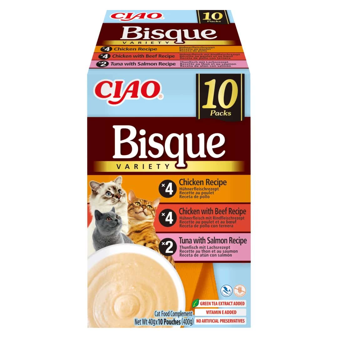 INABA CAT CIAO BISQUE 10x40g Mix Smaków