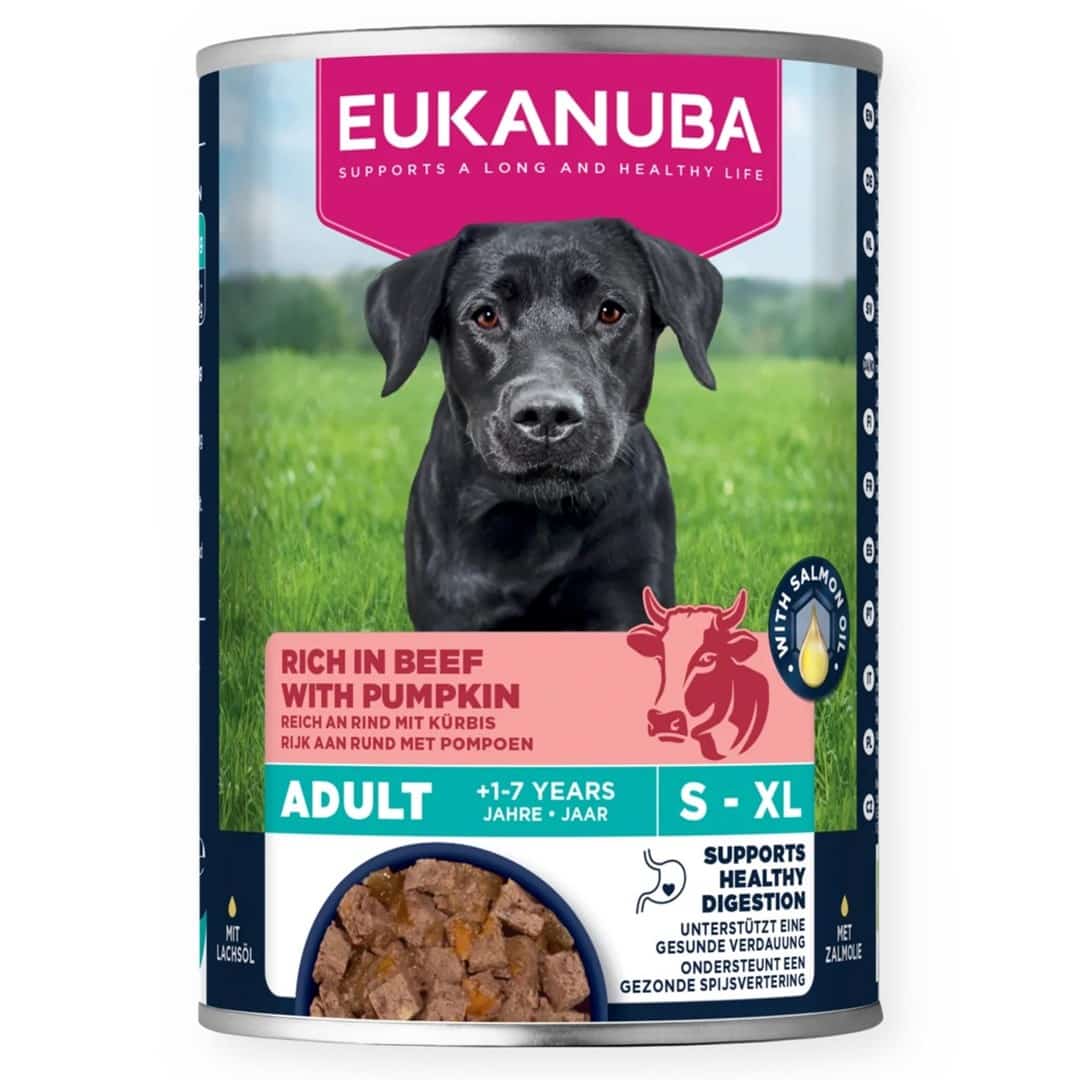 EUK DOG Can Beef & Pumpkin 400g - Bez Soi