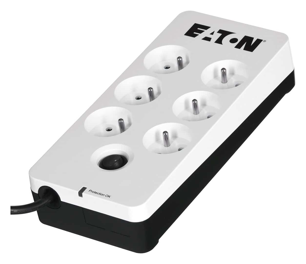 Listwa przeciwprzepięciowa EATON PB6F, 10A, biała