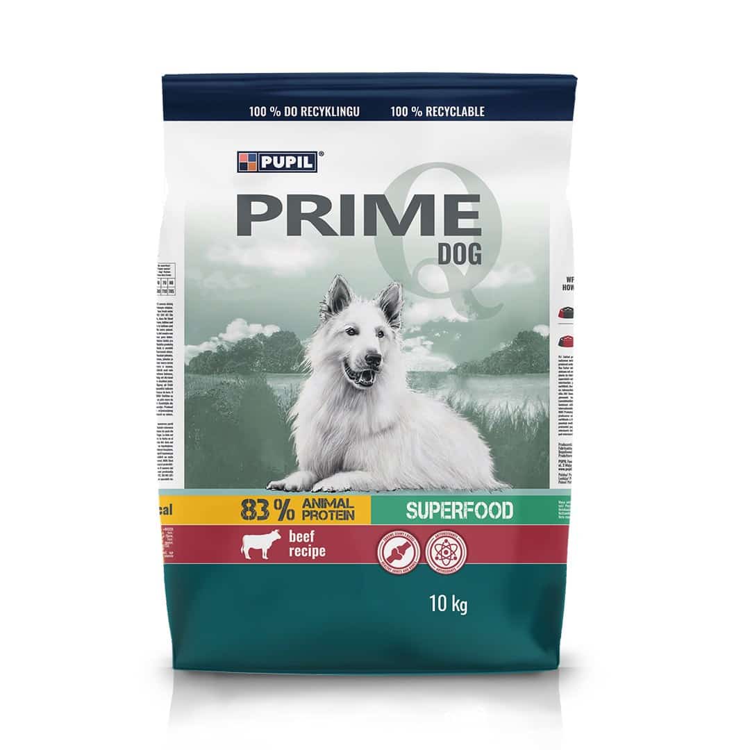 PUPIL Prime 10 kg - Wołowina z Warzywami