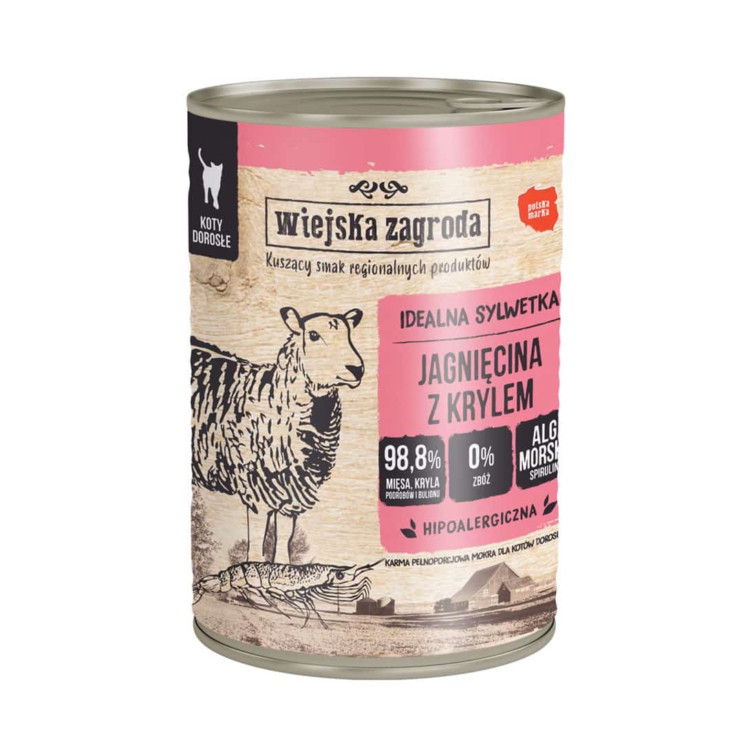 Wiejska Zagroda - Jagnięcina z krylem - 400g