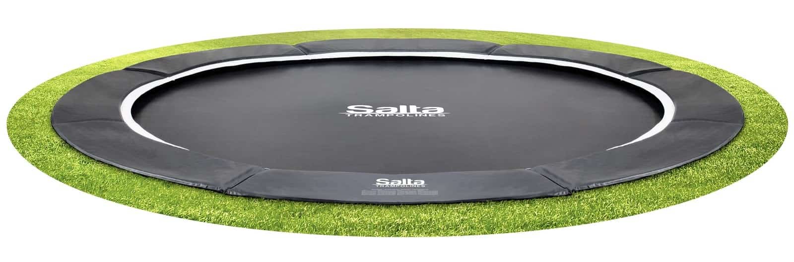 Trampolina Royal baseground - 366 cm, czarna
