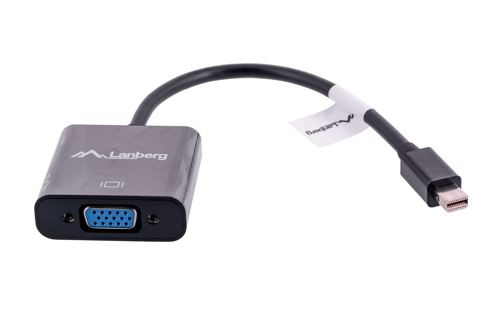 Adapter Lanberg AD-0006-BK Mini DisplayPort na VGA