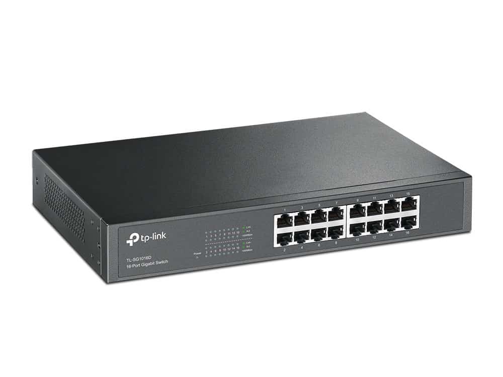 Switch TP-LINK TL-SG1016D 16-portowy 10/100/1000Mbps