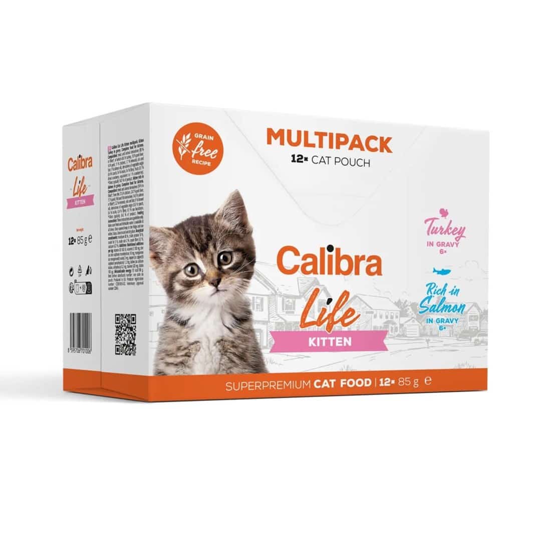CALIBRA CAT life pouch kitten multipack 12x85g