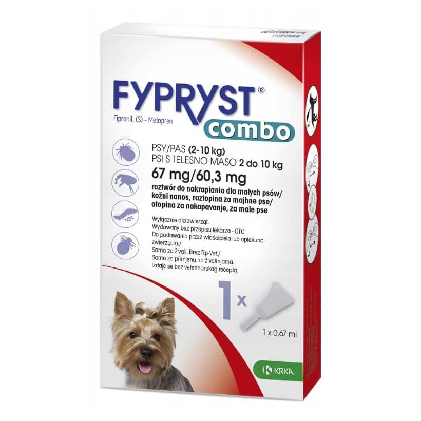 FYPRYST COMBO 67/60,3 MG PIES 1 PIPETA