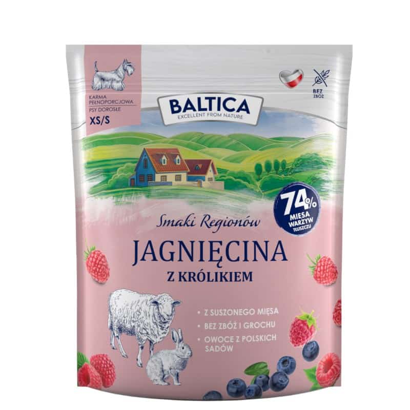 BALTICA SMAKI REGIONÓW Jagnięcina z Królikiem XS/S 1kg