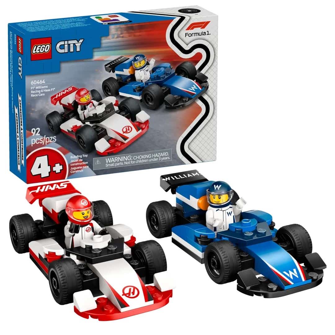 Zestaw LEGO City 60464 - Bolidy F1 Williams i Haas