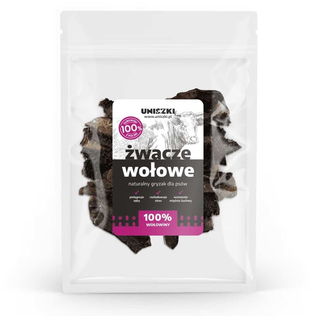 UNISZKI Żwacze wołowe 500g Saszetka