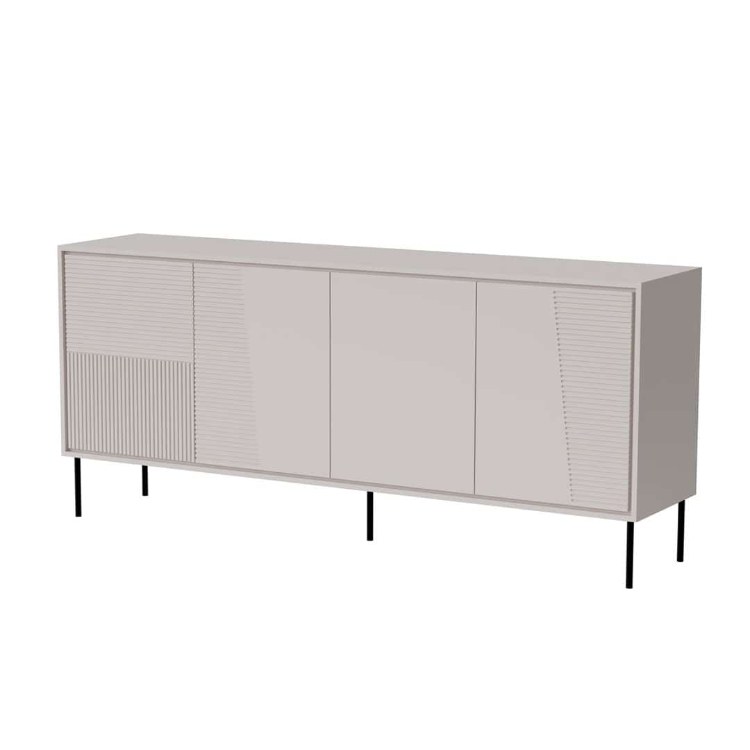 Komoda 4D ABI 200x45x88 kaszmir mat